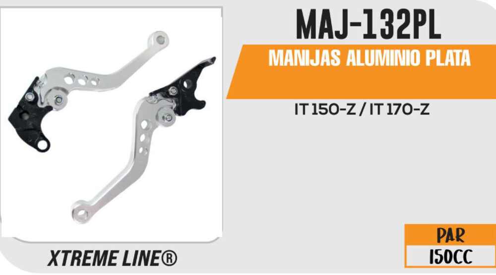 MANIJAS ALUMINIO PLATA