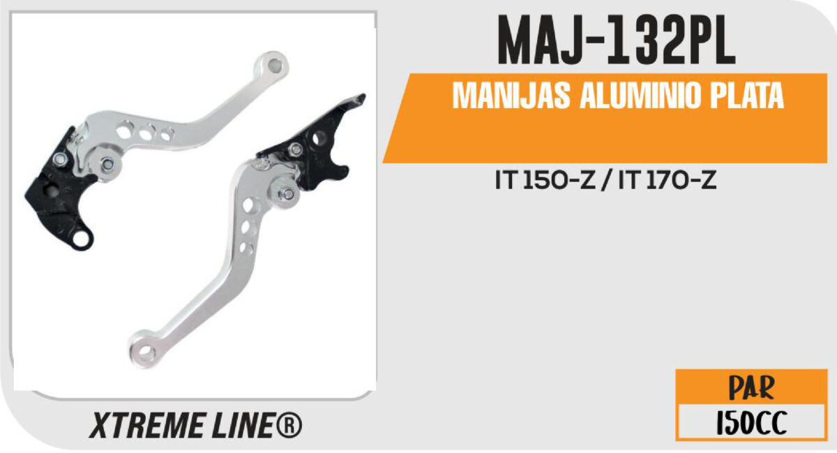 MANIJAS ALUMINIO PLATA