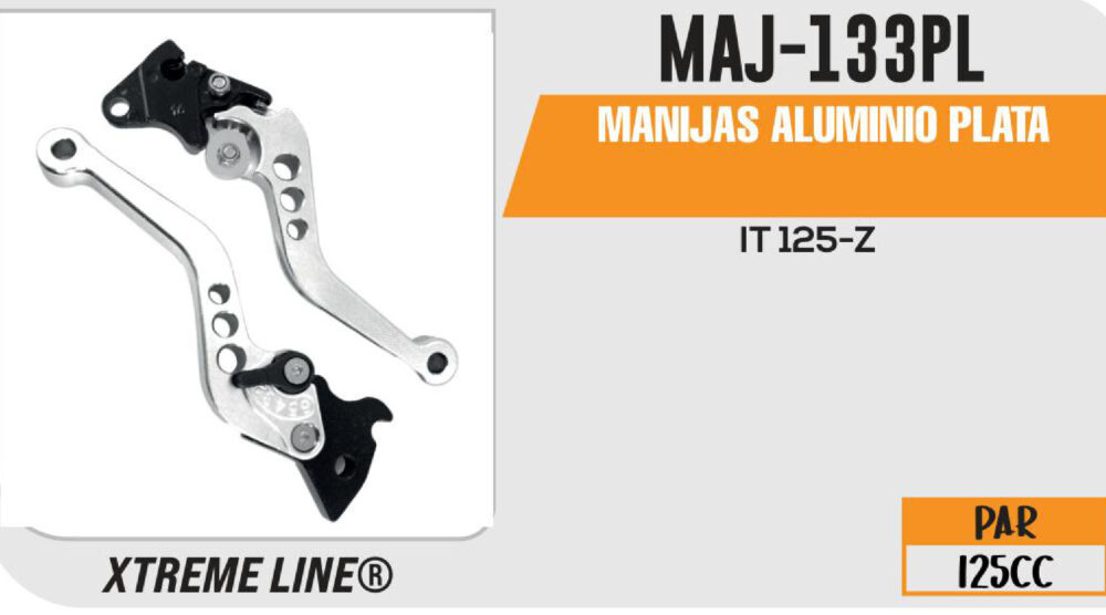 MANIJAS ALUMINIO PLATA