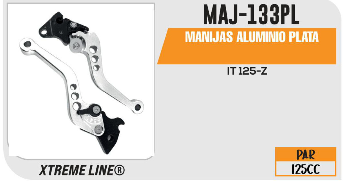 MANIJAS ALUMINIO PLATA