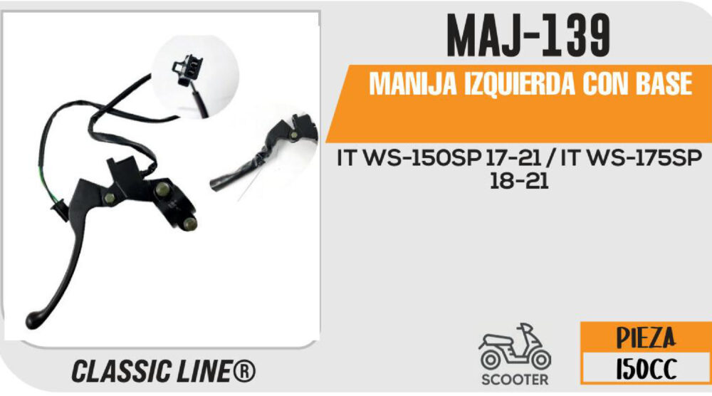 MANIJA IZQUIERDA CON BASE