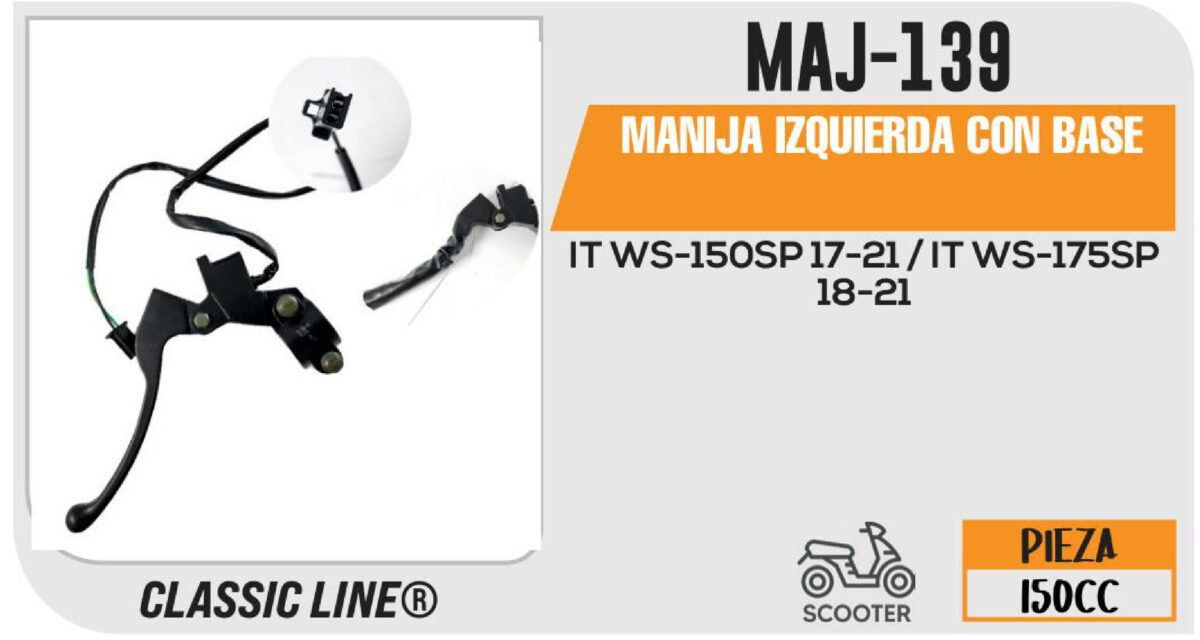 MANIJA IZQUIERDA CON BASE