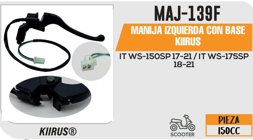 MANIJA IZQUIERDA CON BASE