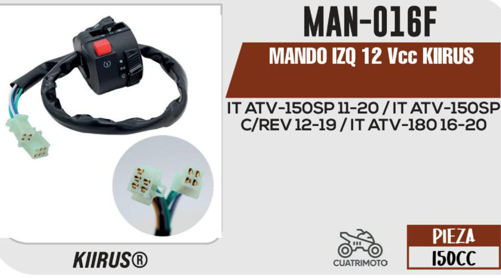 MANDO IZQ 12Vcc
