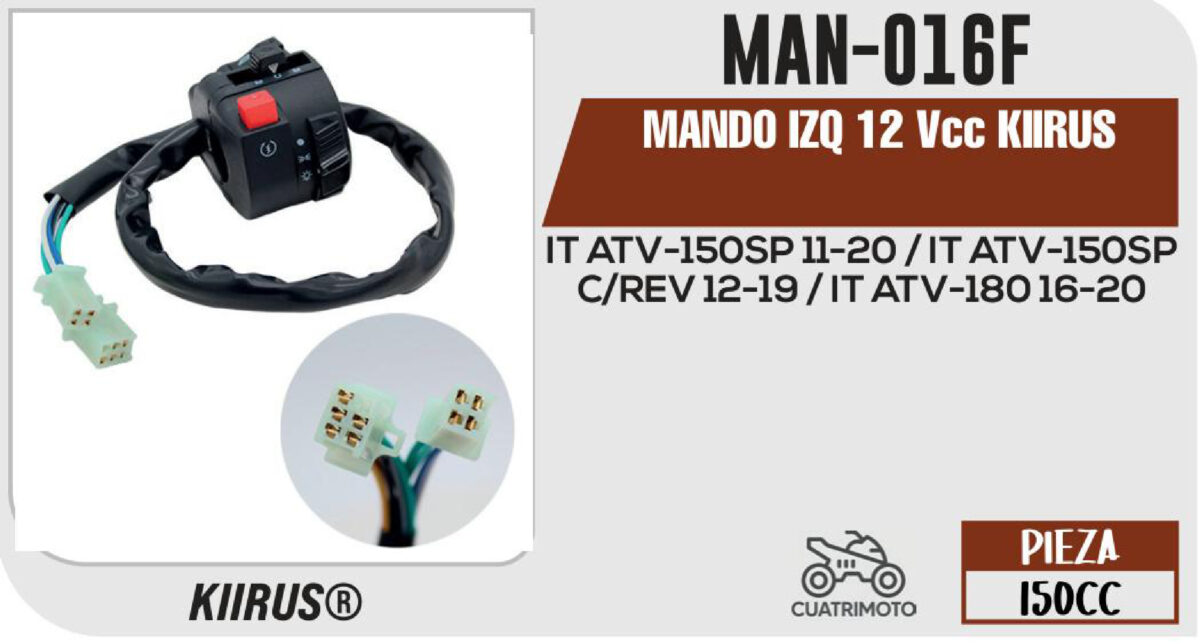 MANDO IZQ 12Vcc