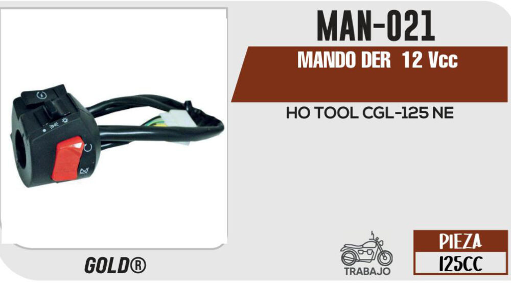 MANDO DERECHO 12Vcc