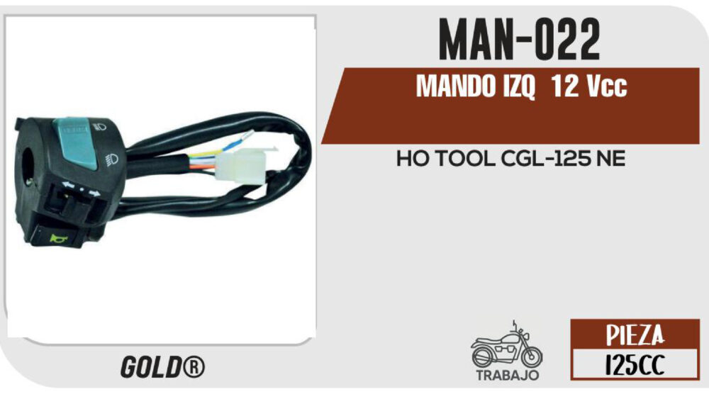 MANDO IZQUIERDO 12Vcc