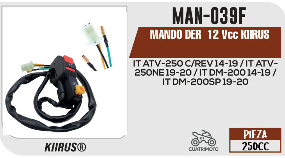 MANDO DER 12Vcc