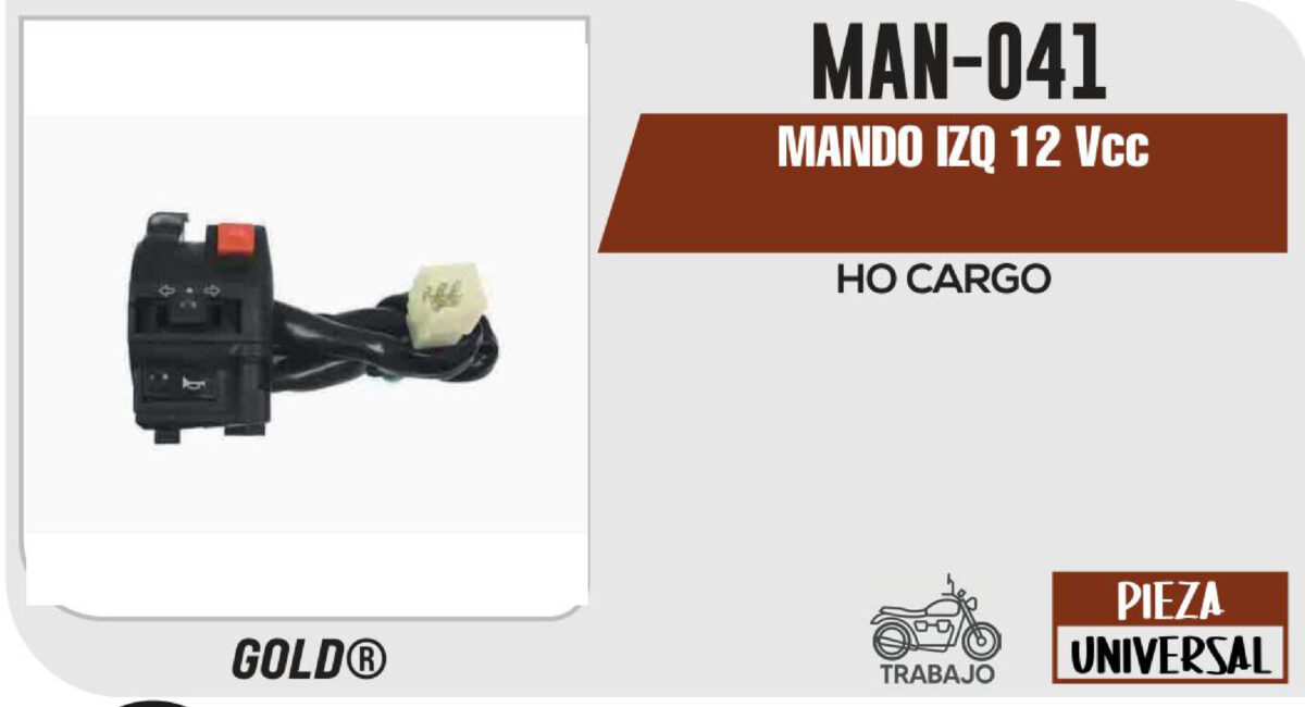 MANDO IZQUIERDO 12Vcc