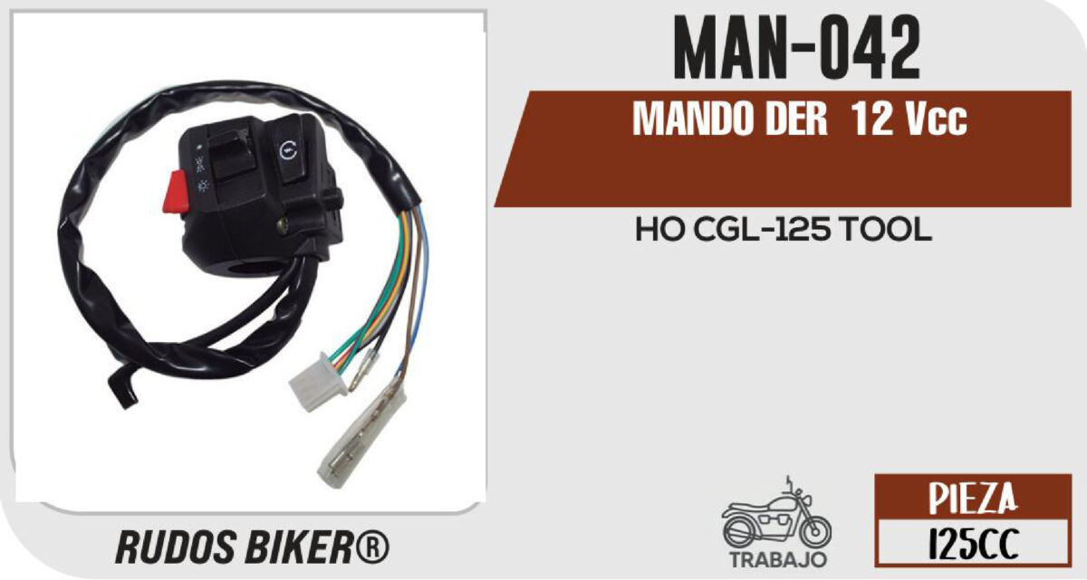MANDO DERECHO 12Vcc