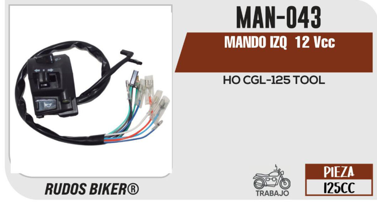 MANDO IZQUIERDO 12Vcc