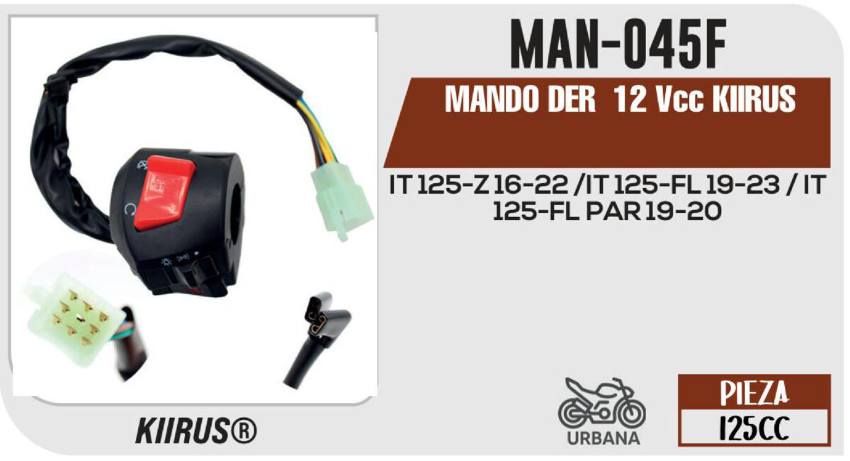 MANDO DER 12Vcc