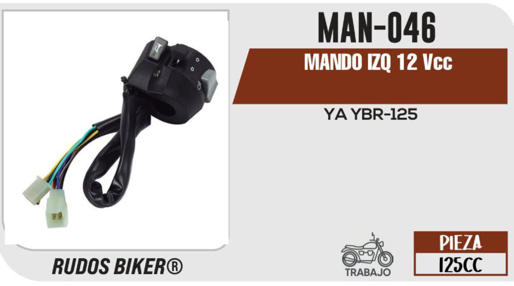 MANDO IZQUIERDO 12Vcc