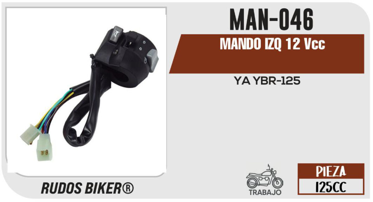 MANDO IZQUIERDO 12Vcc