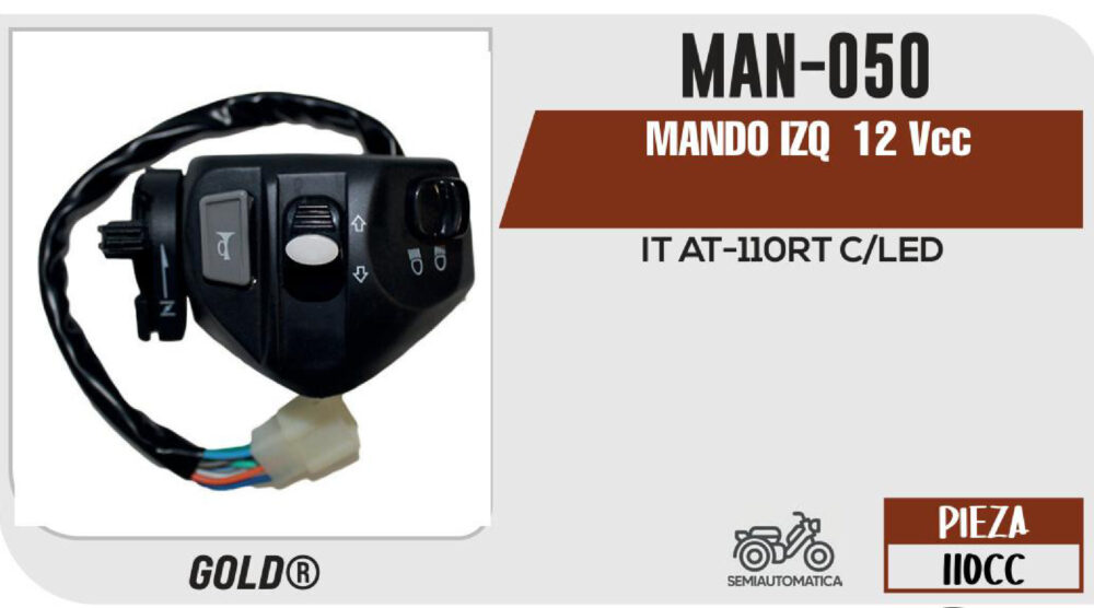 MANDO IZQUIERDO 12Vcc