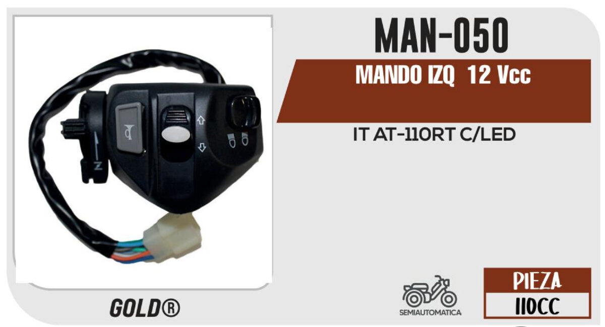 MANDO IZQUIERDO 12Vcc