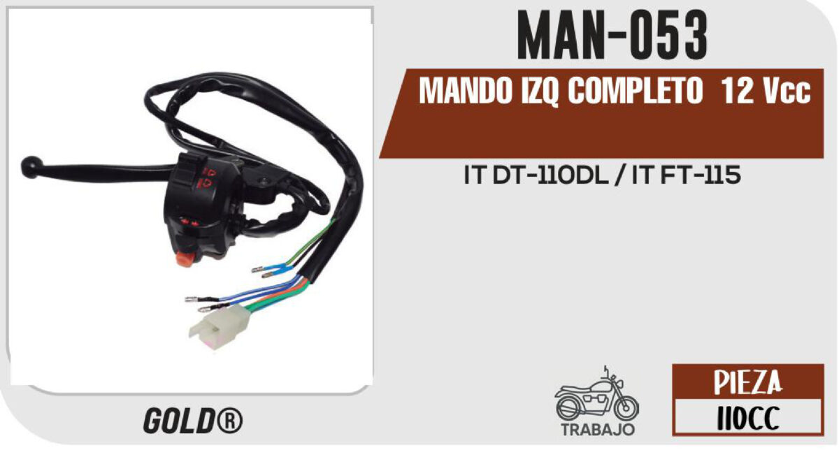 MANDO COMPLETO 12Vcc