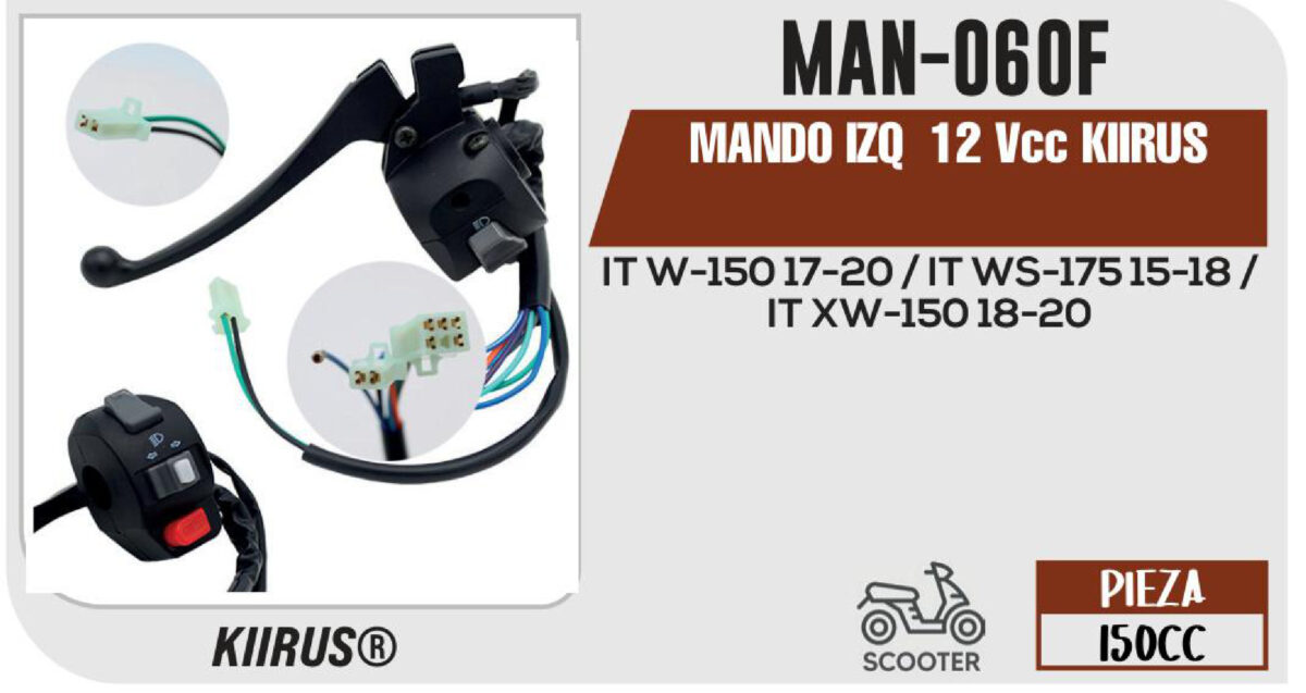 MANDO IZQ 12Vcc