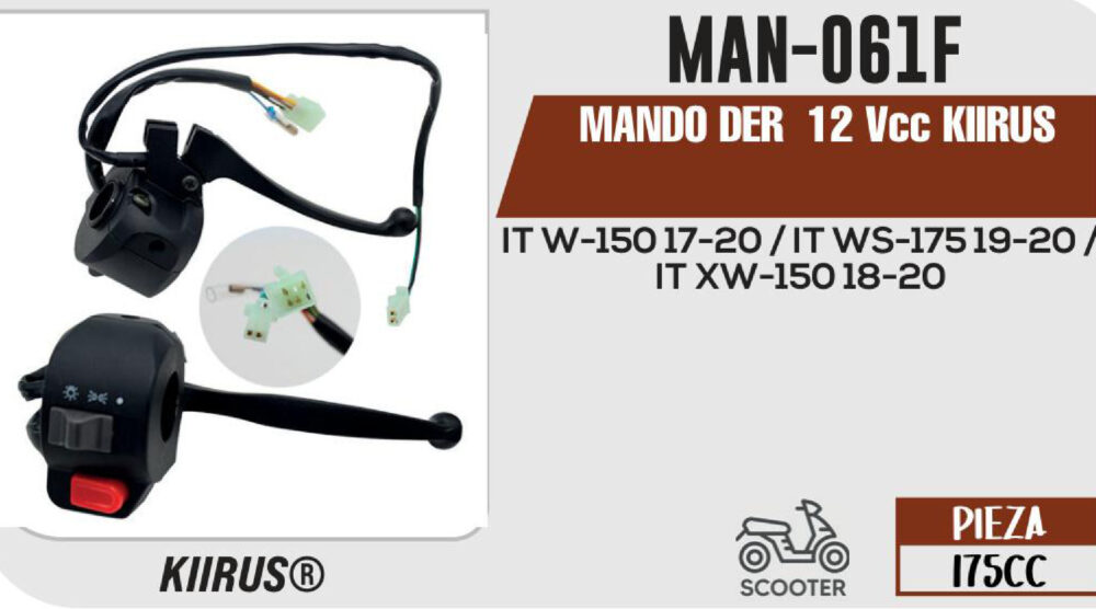 MANDO DER 12Vcc
