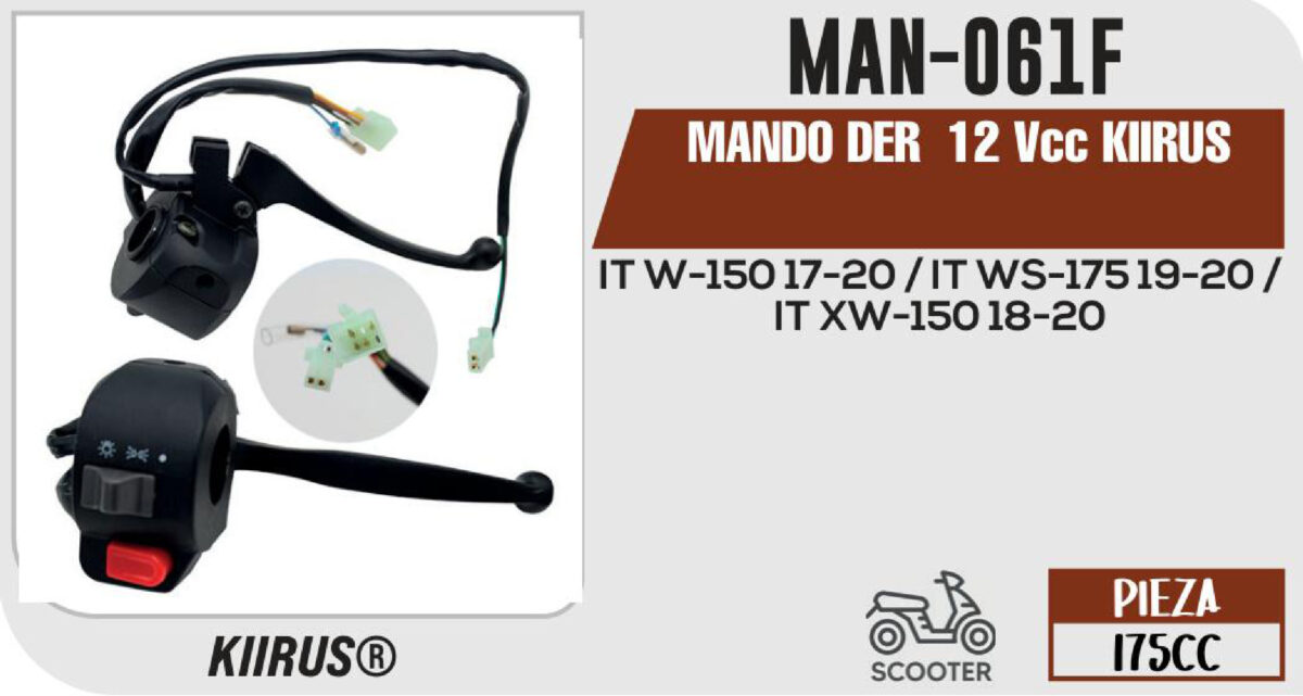 MANDO DER 12Vcc