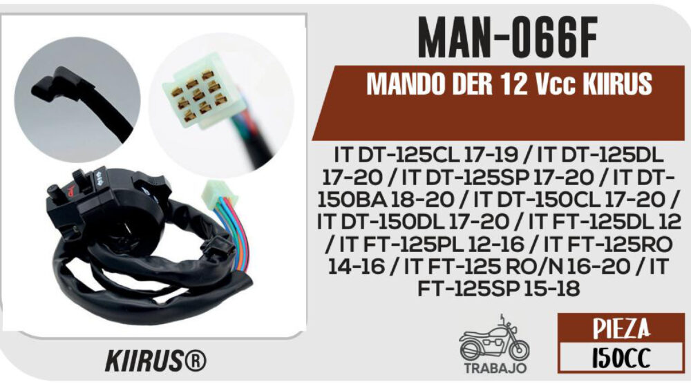 MANDO DER 12Vcc