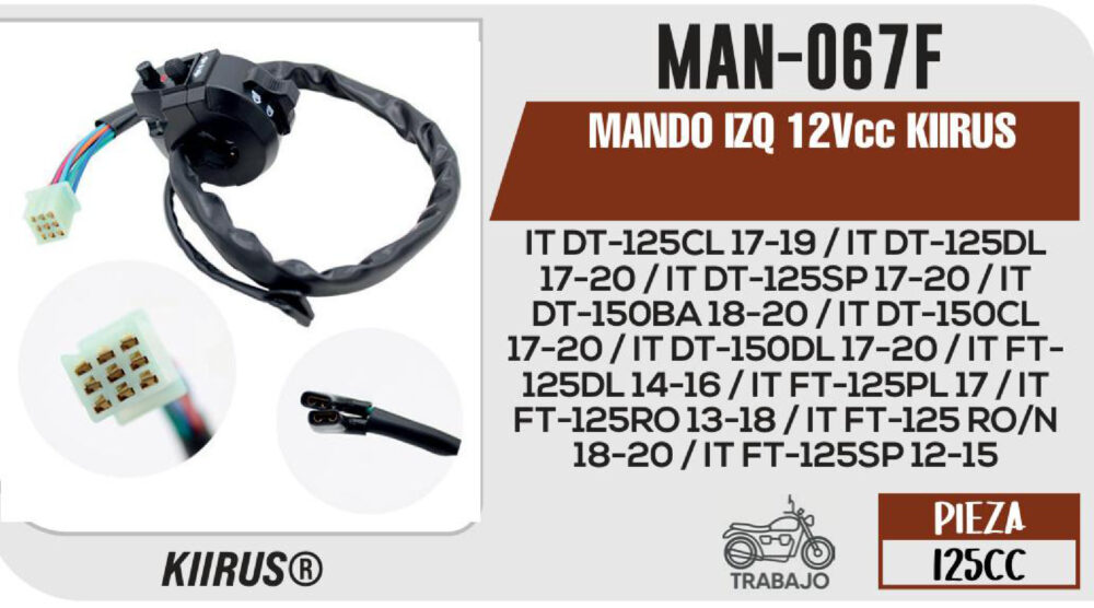 MANDO IZQ 12Vcc