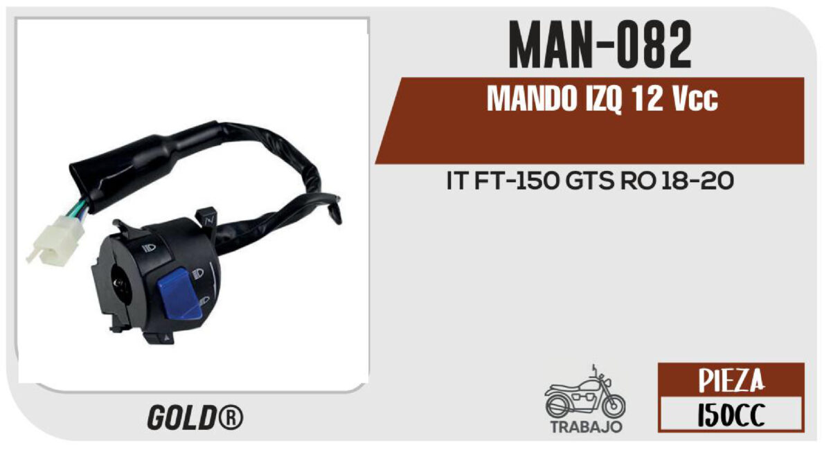 MANDO IZQUIERDO 12Vcc