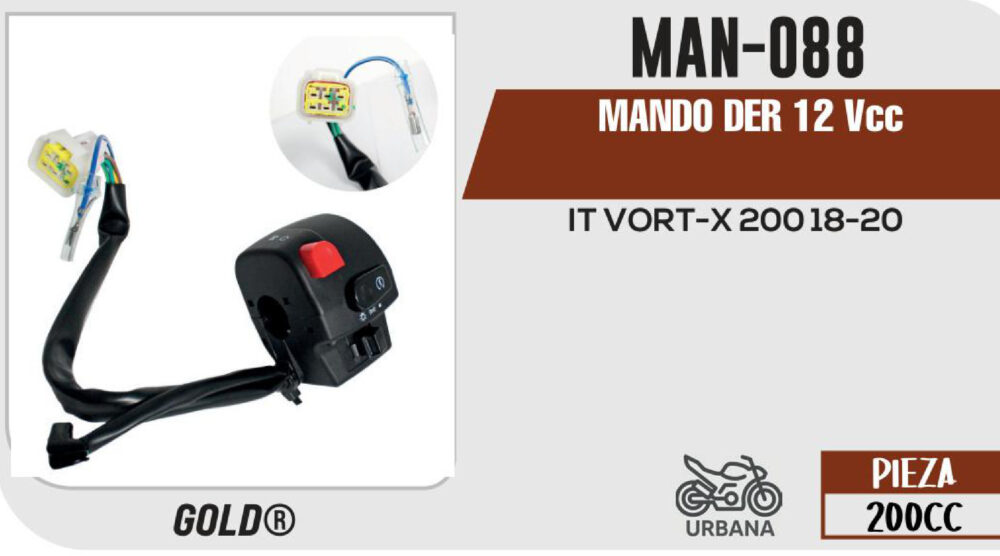 MANDO DER 12Vcc