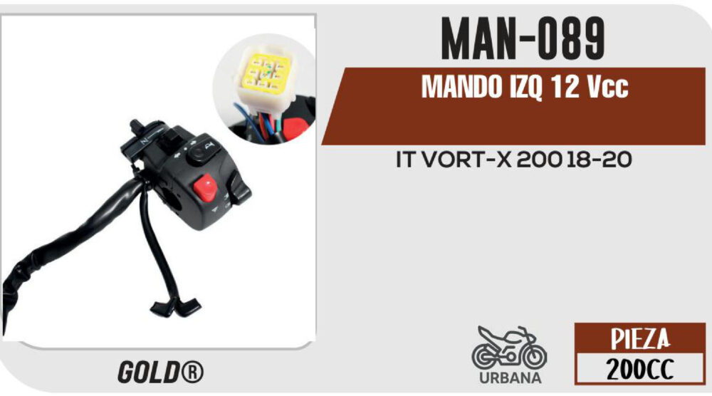 MANDO IZQ 12Vcc