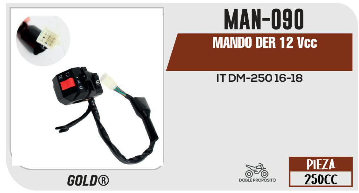 MANDO DER 12Vcc