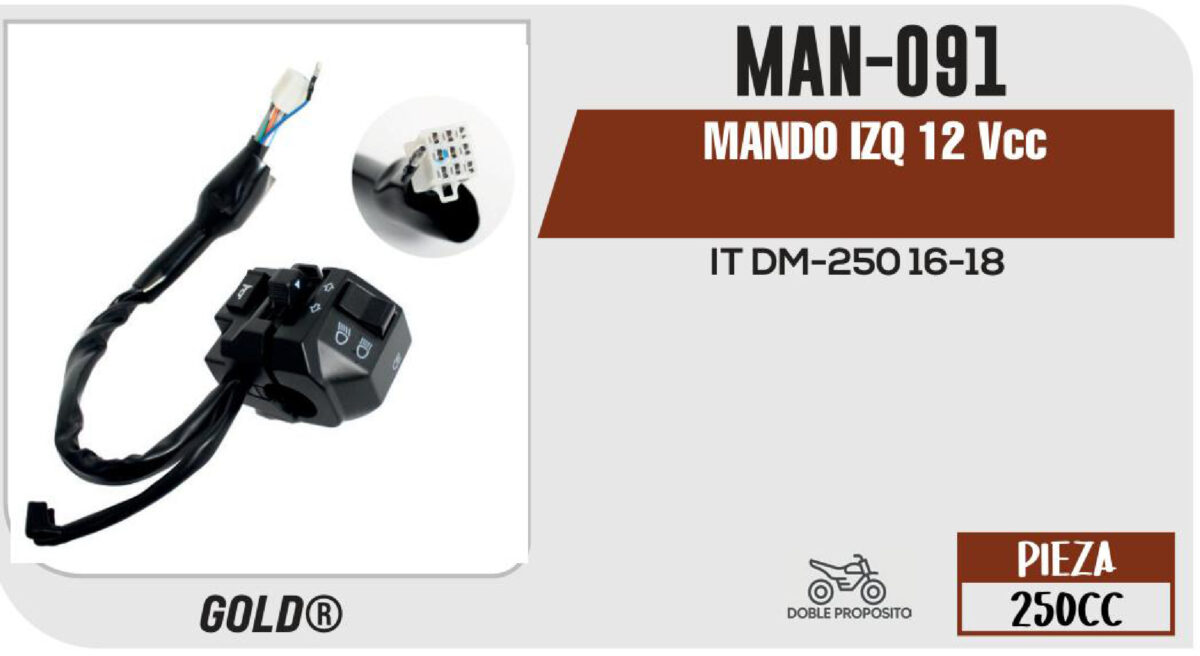 MANDO IZQ 12Vcc