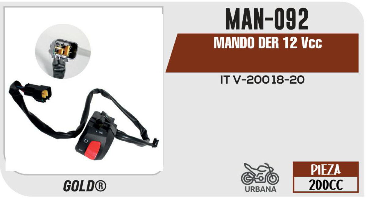 MANDO DER 12Vcc