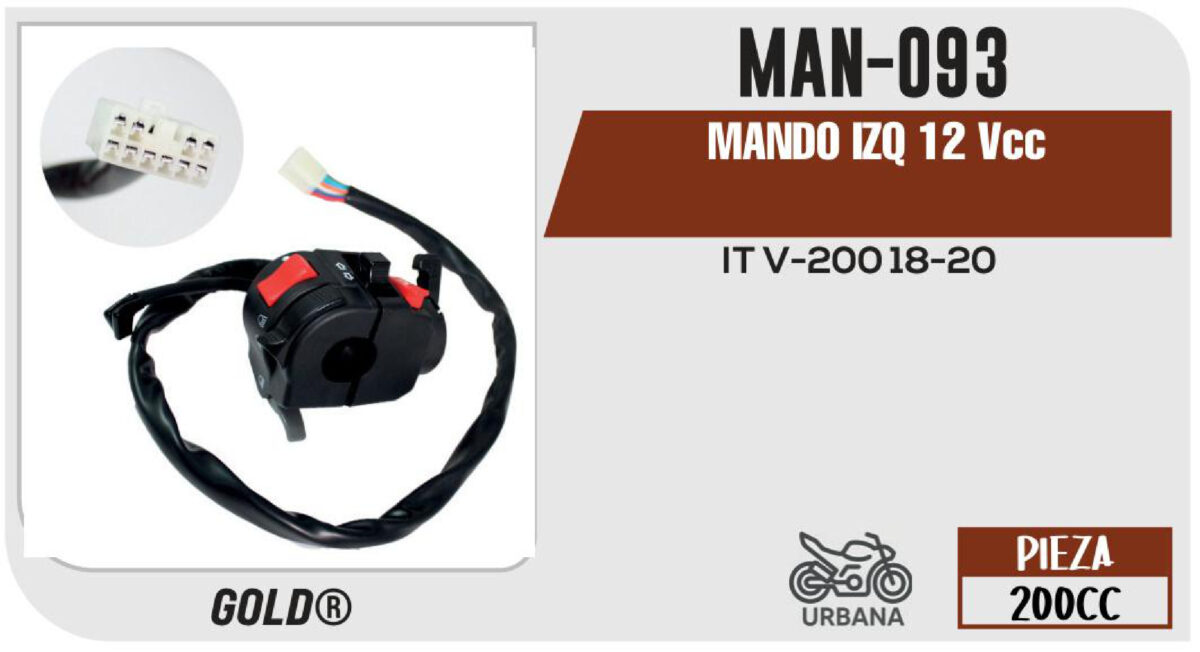 MANDO IZQ 12Vcc