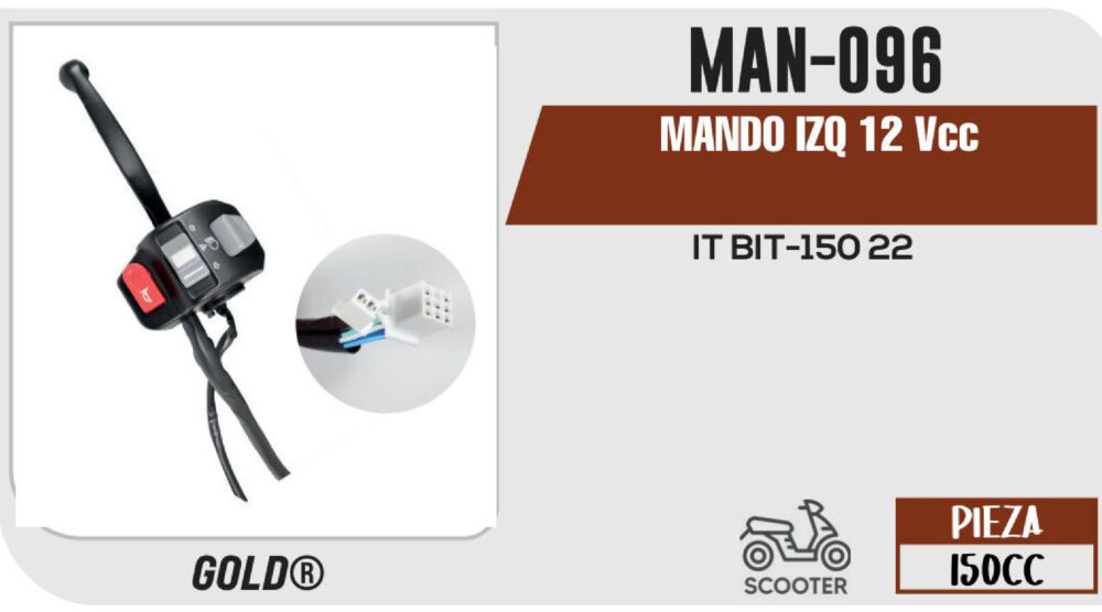 MANDO IZQ 12Vcc
