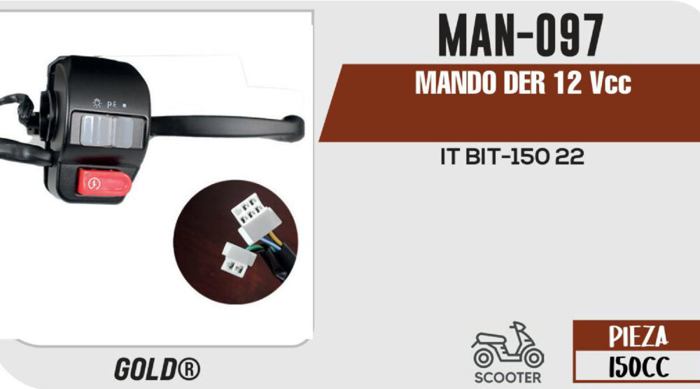 MANDO DER 12Vcc