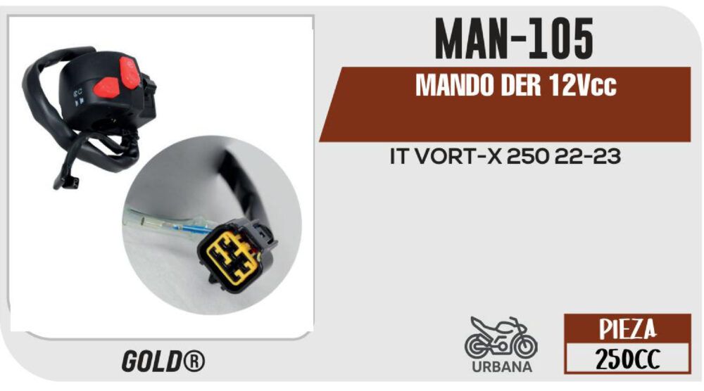 MANDO DER 12Vcc