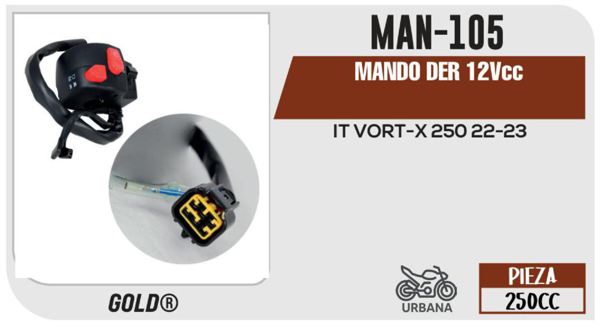 MANDO DER 12Vcc