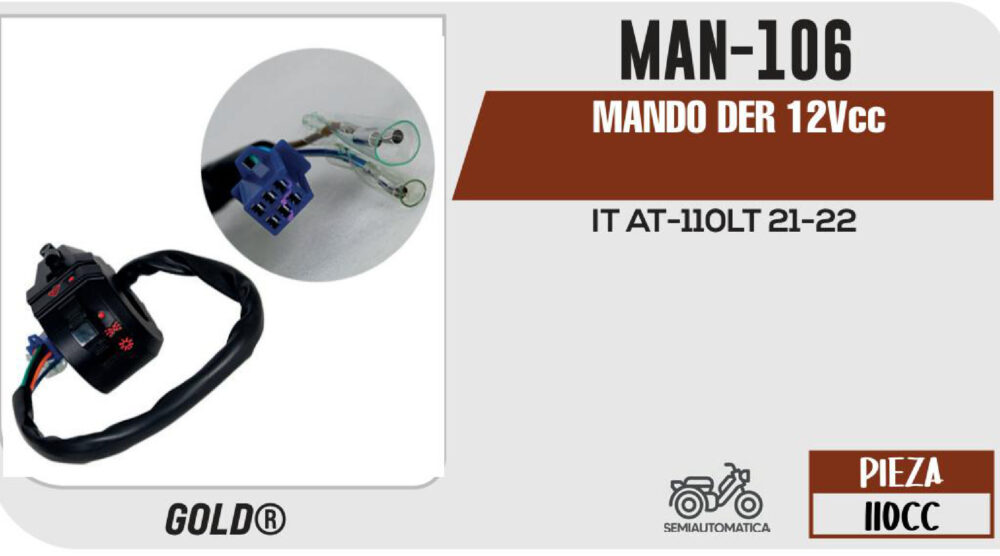 MANDO DER 12Vcc