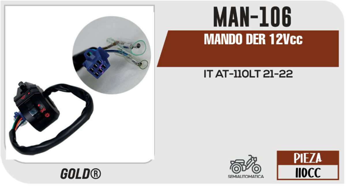 MANDO DER 12Vcc