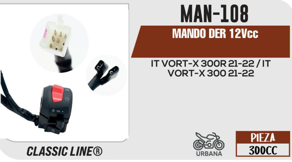 MANDO DER 12Vcc