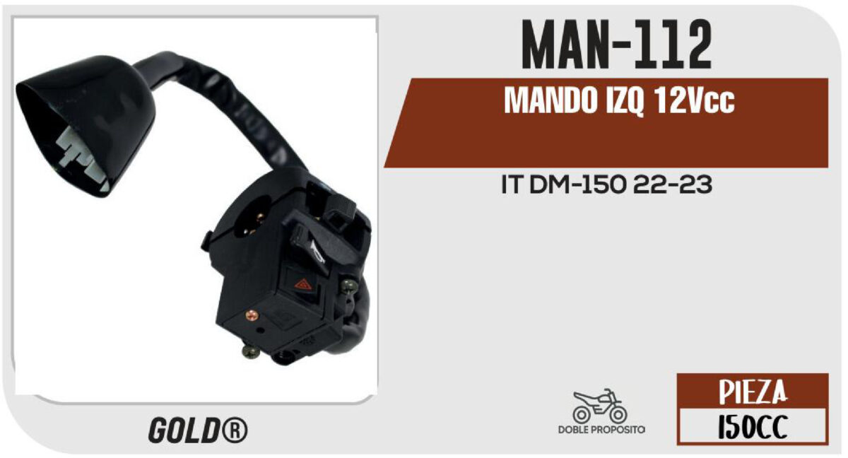 MANDO IZQ 12Vcc