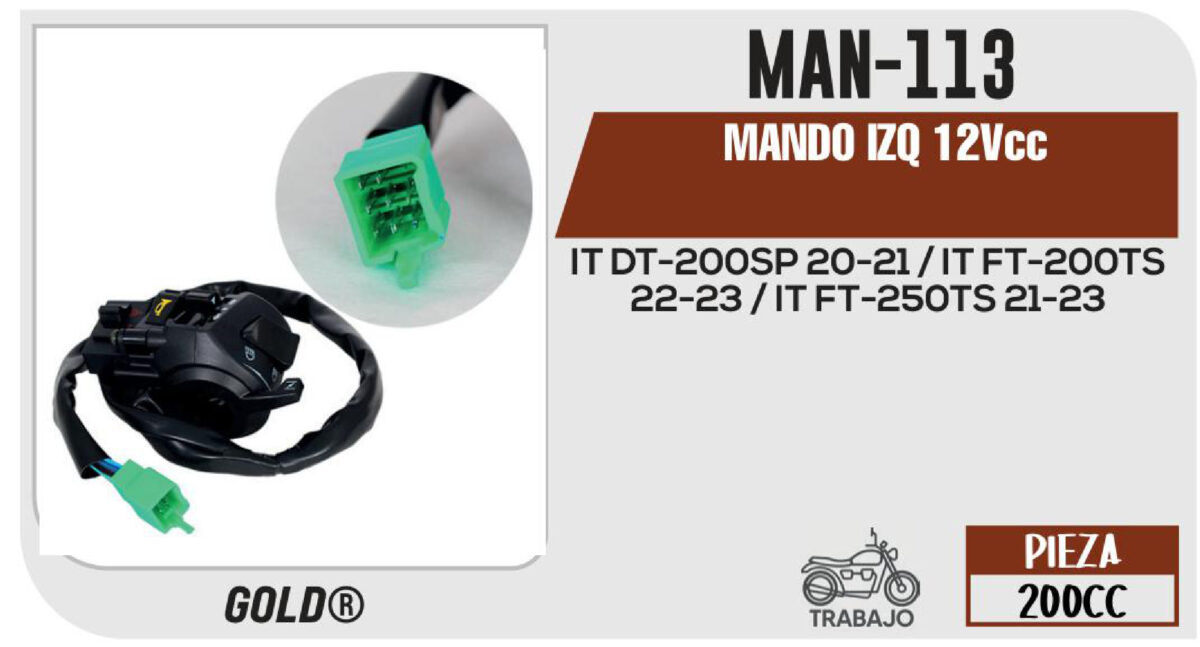 MANDO IZQ 12Vcc