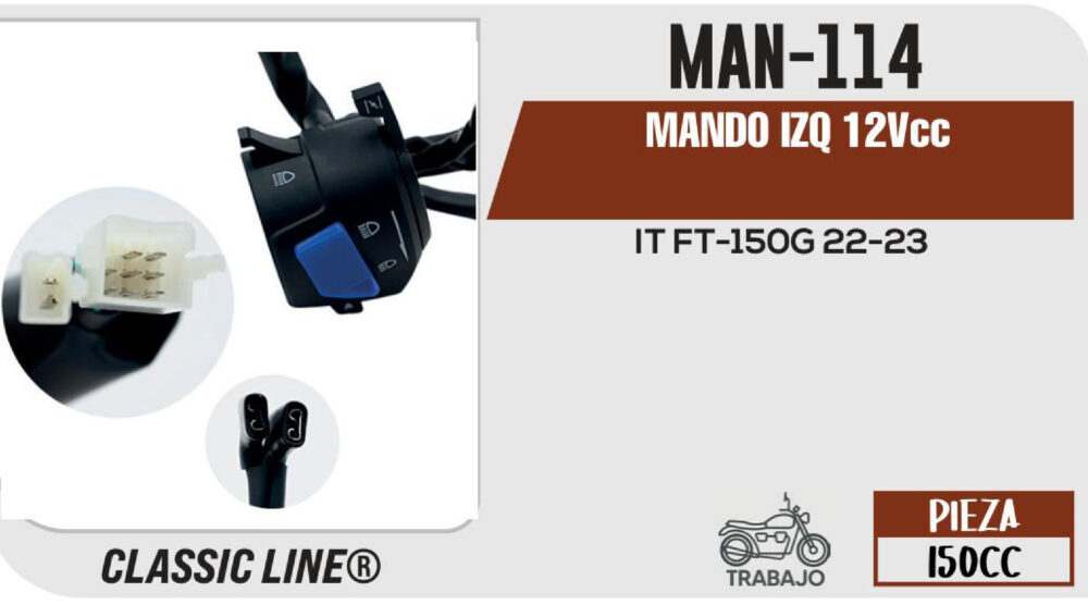 MANDO IZQ 12Vcc