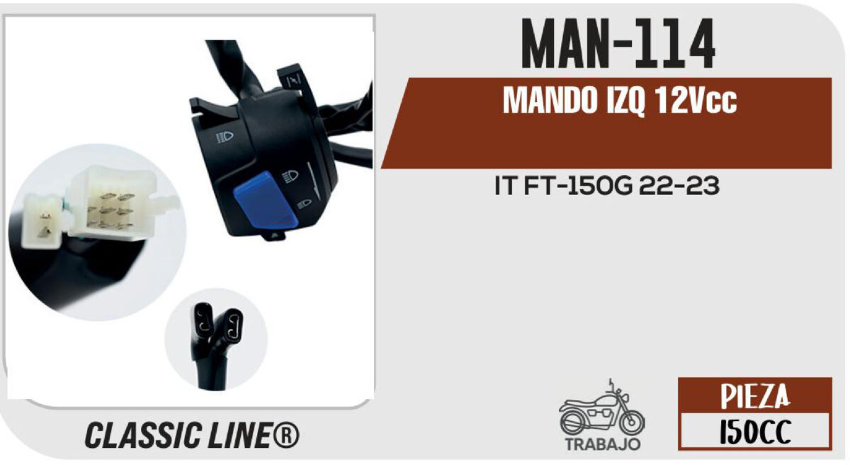 MANDO IZQ 12Vcc