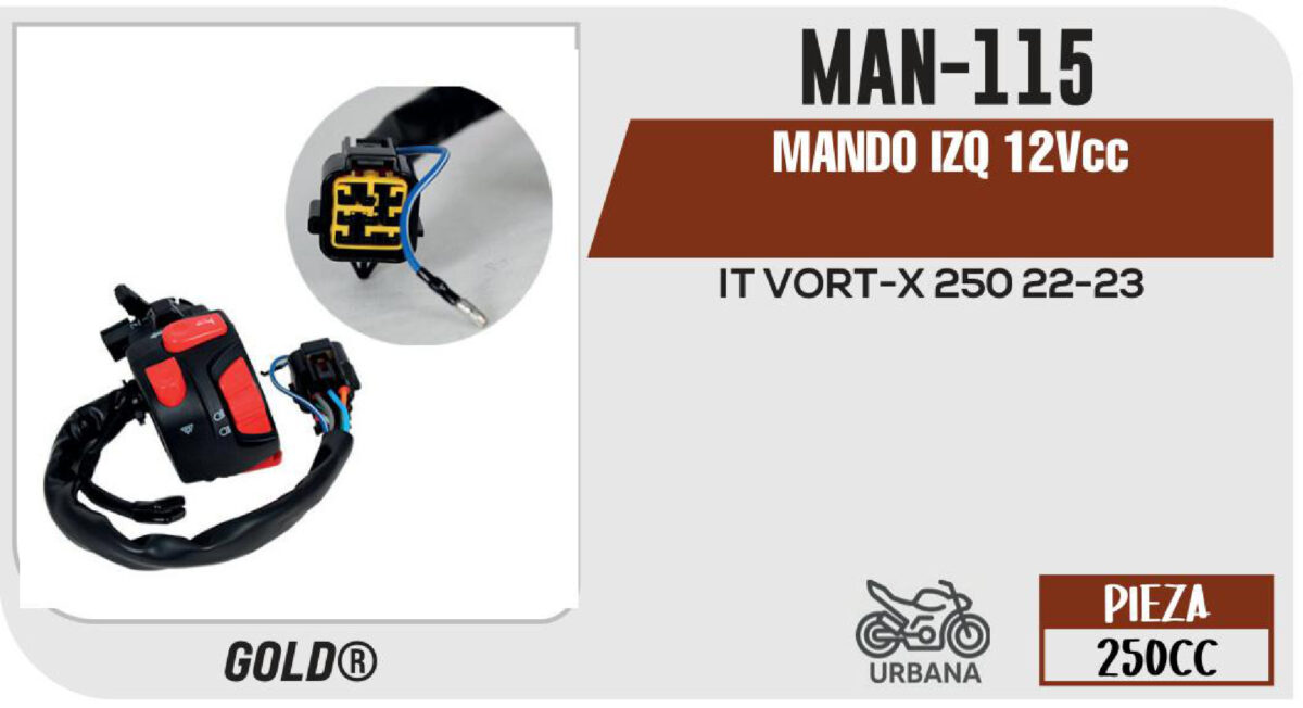 MANDO IZQ 12Vcc