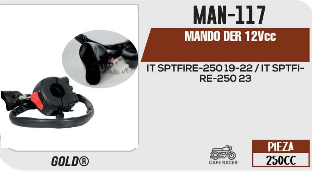MANDO DER 12Vcc