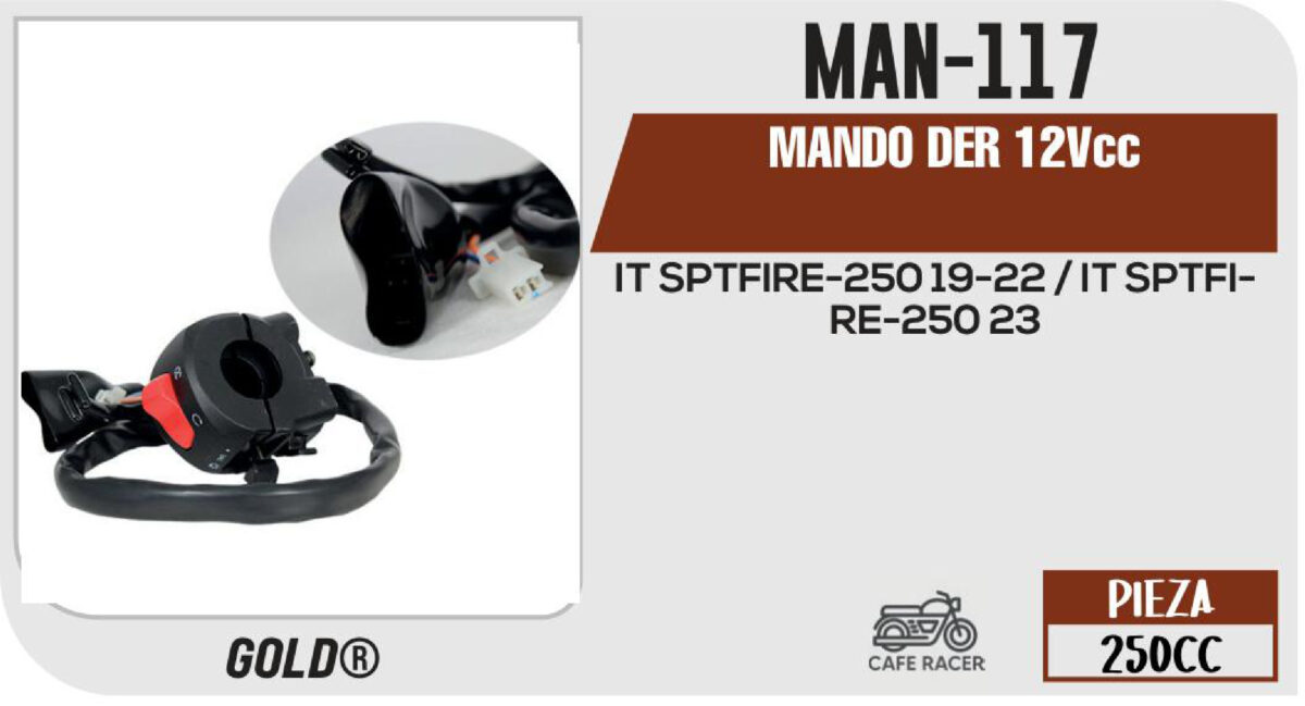 MANDO DER 12Vcc