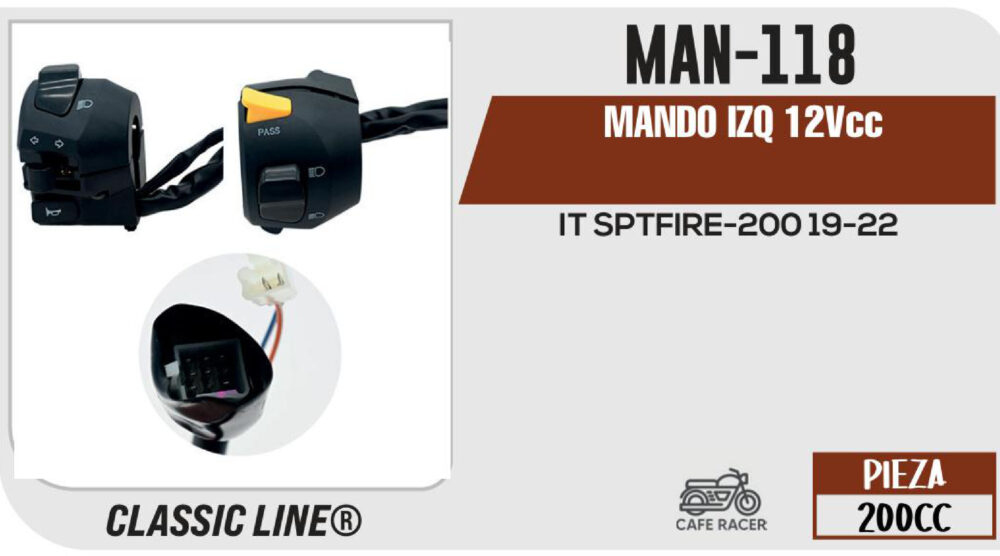 MANDO IZQ 12Vcc