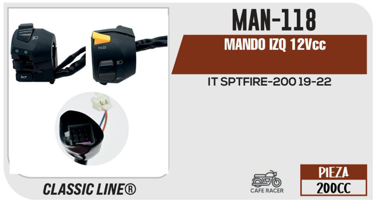 MANDO IZQ 12Vcc