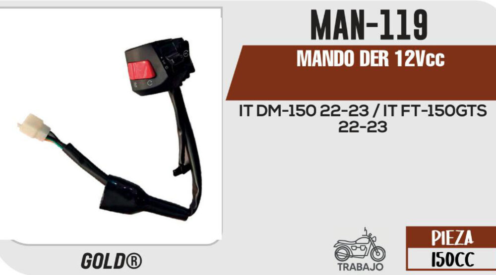 MANDO DER 12Vcc